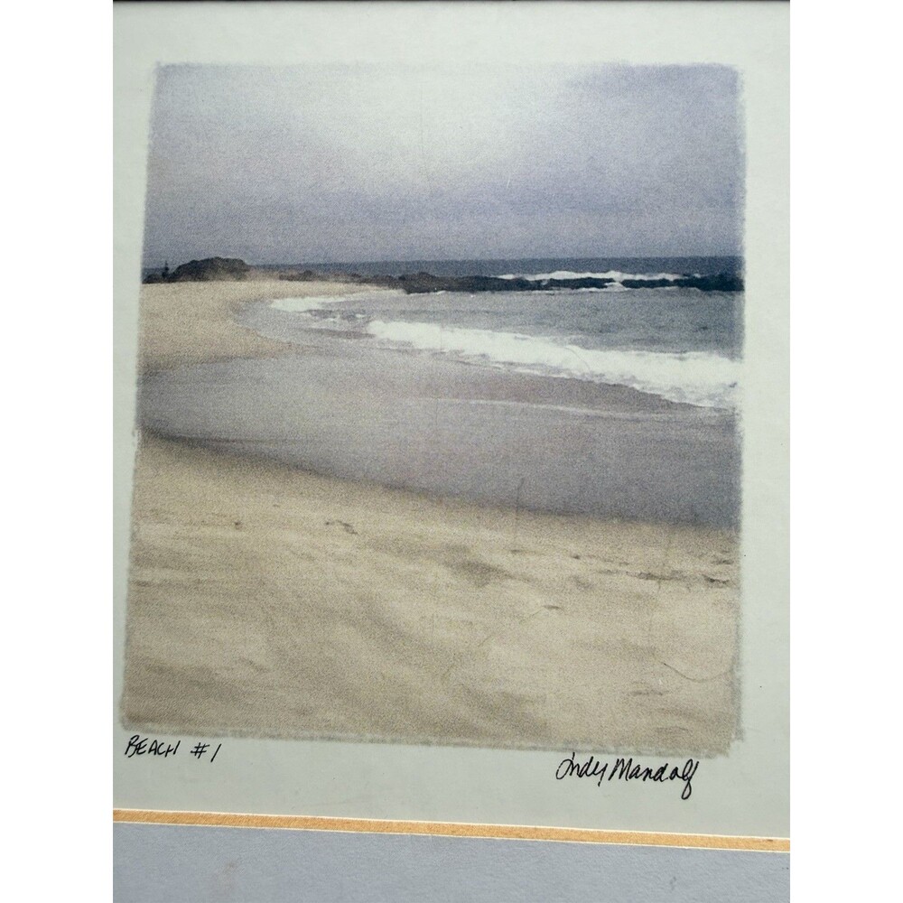Judy Mandolf Beach #1 Framed Lithographic Seascape Art Print